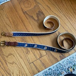Two vintage belts in great shape.
